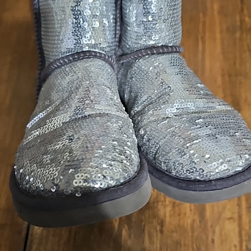 UGG Silver Sequence Boots